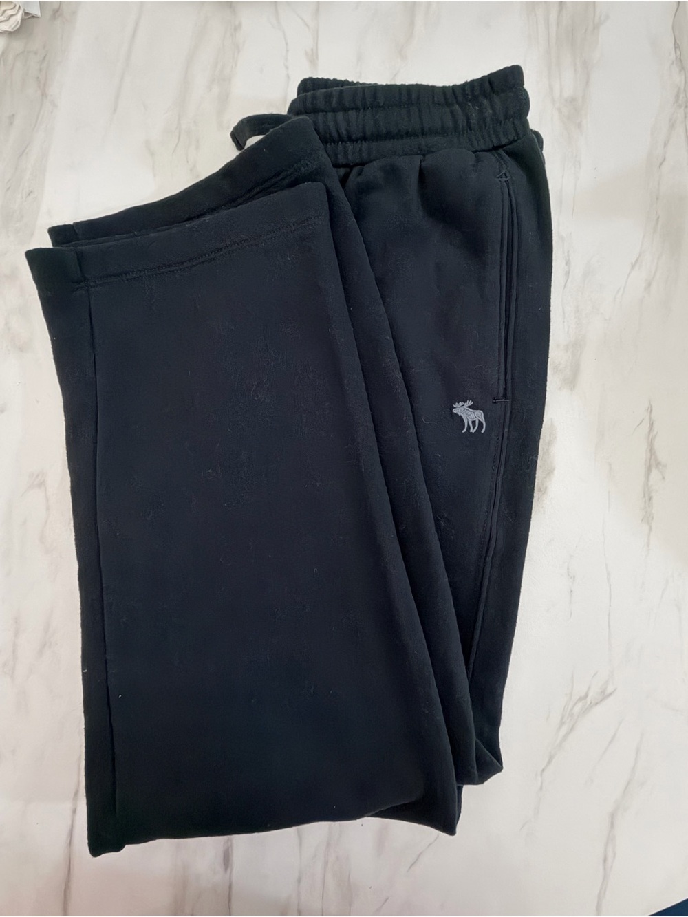 abercrombie kids Black Fleece Crewneck Sweatshirt
